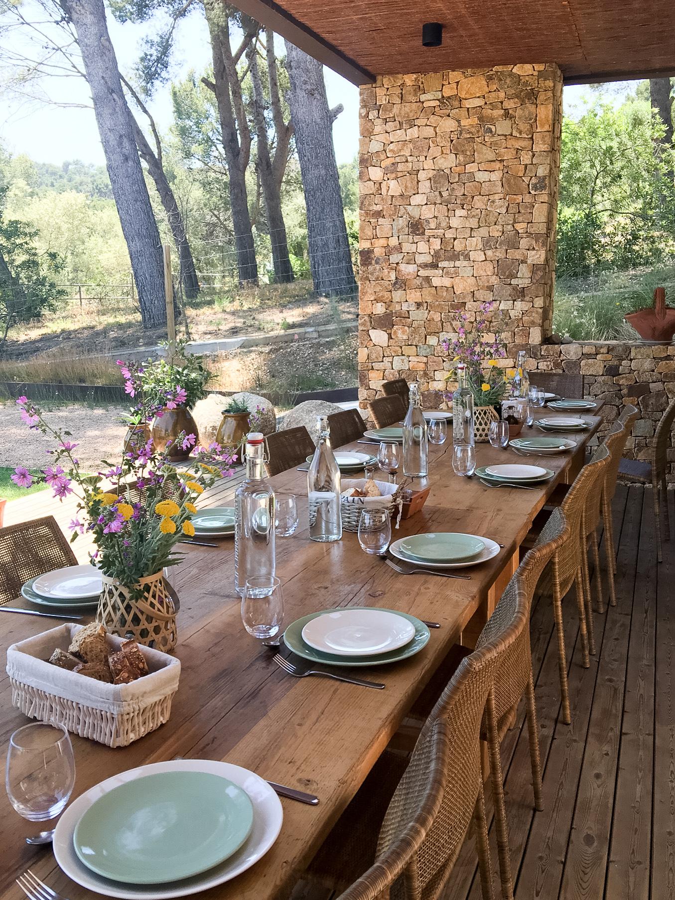 Lunch on the terrace